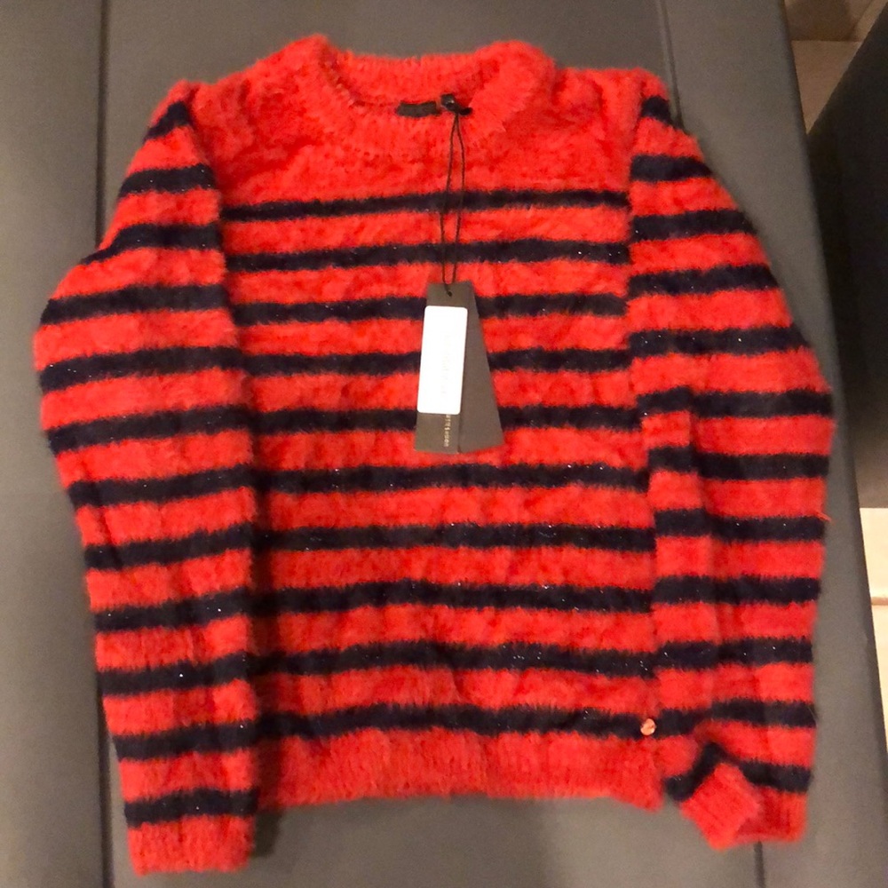Ikks - Striped Sweater Red/Navy - Picture 2 of 6